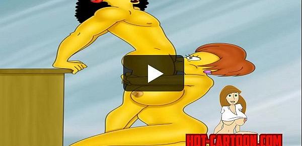  Cartoon Porn Two hot scissor sistas grinding